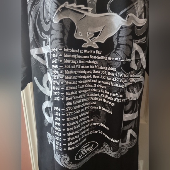 Nwot men's Ford Official licensed product size medium 1964 ford mustang … - Picture 5 of 7